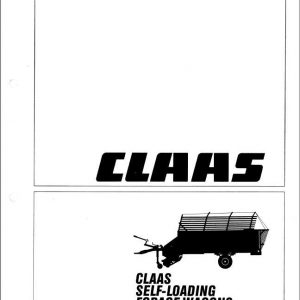 Claas Self Loading Forage Wagons Hydraulics Electrics Systems 1 1
