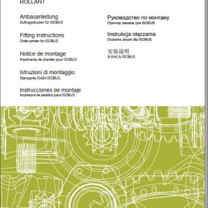 Claas Swathers CARGOS DISCO LINER QUADRANT ROLLANT Fitting Instruction 1