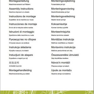 Claas Swathers LINER 1800 TWIN 1900 Assembly Instruction 1