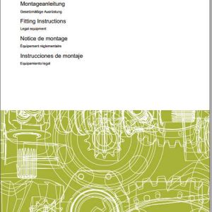 Claas Swathers LINER 500 T 450 T 370 T Fitting Instruction 1