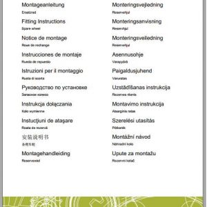 Claas Tedders LINER VOLTO Fitting Instruction 1