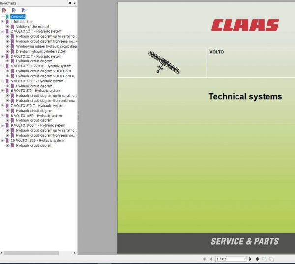 Claas Tedders VOLTO EN Technical System 1