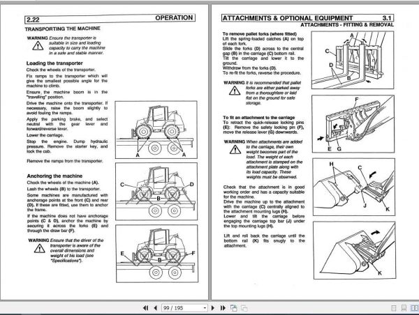 Claas Telehandlers RANGER 907T Operators Manual FR DE EN RU 2
