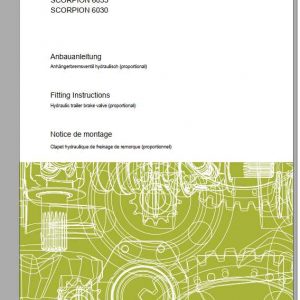 Claas Telehandlers SCORPION 9040 7045 7040 7035 7030 Fitting Instruction 1