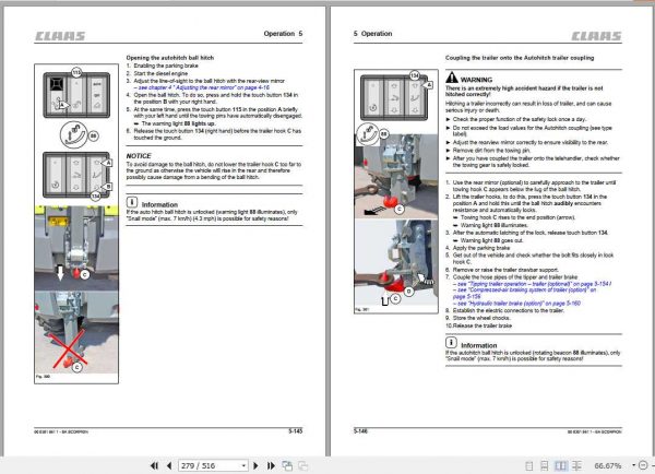 Claas Telehandlers Scorpion 9055 Operators Manual 3
