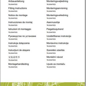 Claas Tracking Kit TSM Fitting Instruction 1