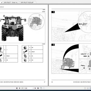 Claas Tractor Arion 400 Fitting Instruction Fr De En Ru 2