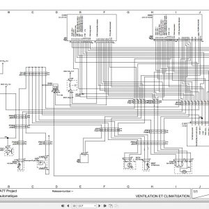 Claas Tractor ARION 600 500 A74 A75 A76 A77 Electrical Circuit 1