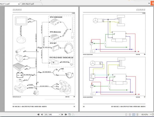 Claas Tractor ARION 600 Fitting Instruction FR DE EN RU 2