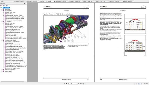 Claas Tractor AXION 850 810 Repair Technical Manual 2