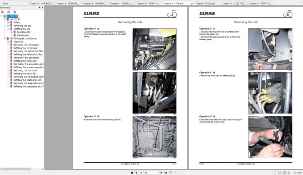Claas Tractor AXION 850 810 Repair Technical Manual 3