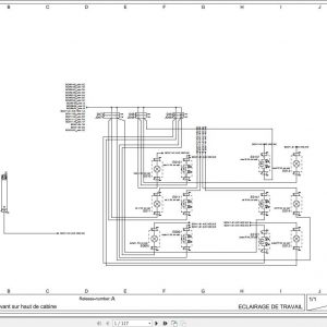 Claas Tractor AXION 900 A44 Electrical Circuit 1