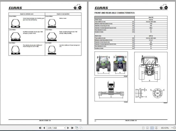 Claas Tractor Atles 946 Use and Maintenance Manual 3