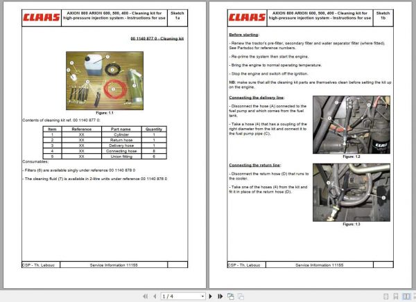 Claas Tractor Axion 800 Arion 600 500 400 Operators Manual 1