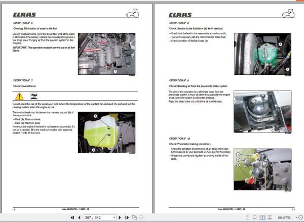 Claas Tractor Axion CMATIC 810 820 Use and Maintenance Manual 3