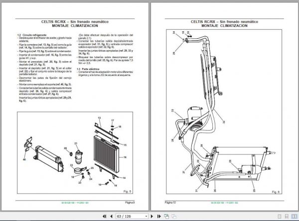 Claas Tractor CELTIS RC RX Fitting Instruction 2