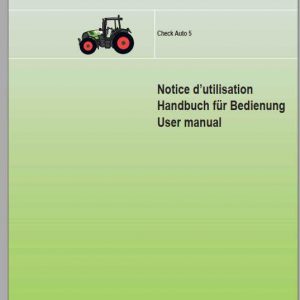 Claas Tractor Check Auto 5 Operators Manual FR DE EN RU 1