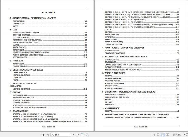 Claas Tractor NECTIS 217 227 237 247 257 267 Use and Maintenance Manual 2