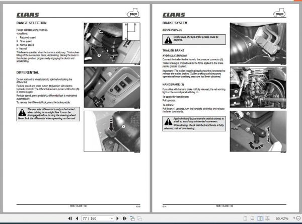 Claas Tractor NECTIS 227 237 247 257 267 Operators Manual 2