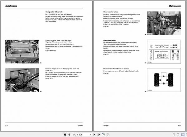 Claas Tractor Xerion 3000 2500 Operators Manual 3