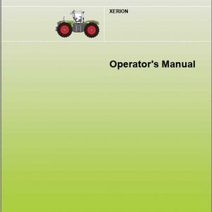 Claas Tractor Xerion 3300 Operators Manual 1