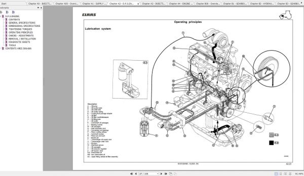 Claas Tractors ARES 506 606 Repair Manual 2