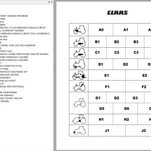 Claas Tractors ARES 806 Repair Manual 1