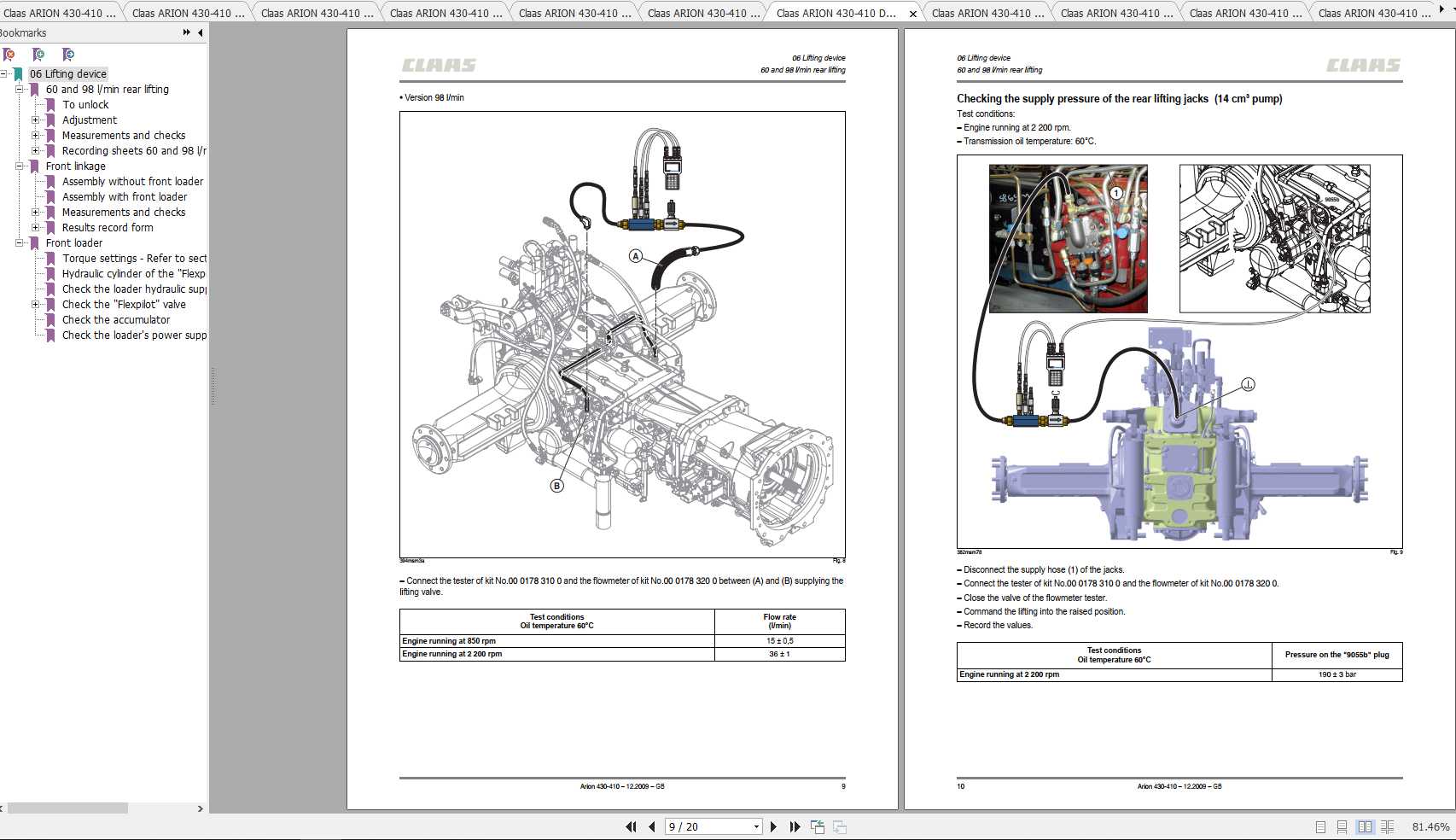 Claas Tractors ARION 430 410 Diagnostics EN Repair Manual 3