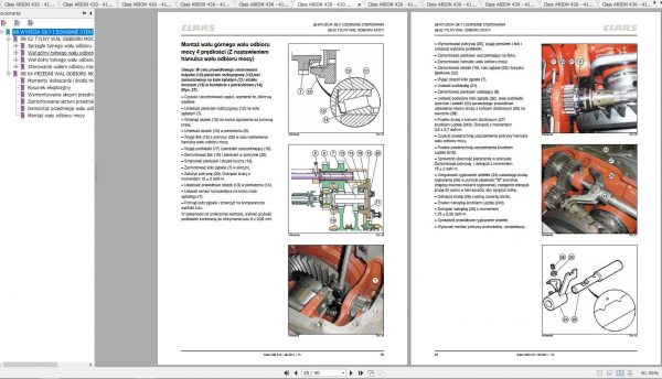 Claas Tractors ARION 430 410 Naprawa PL Repair Manual 2