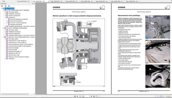 Claas Tractors ARION 850 810 Naprawa PL Repair Manual 3