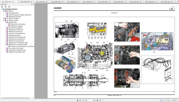 Claas Tractors ARION 850 810 Reparation EN Repair Manual 3