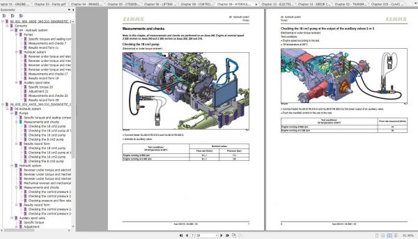Claas Tractors AXOS 340 310 Diagnostics Repair Manuals 2