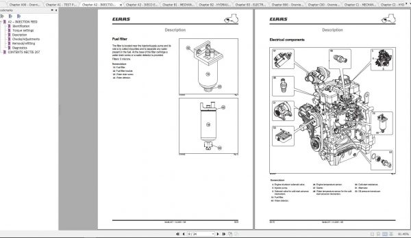 Claas Tractors NECTIS 207 Repair Manuals 2