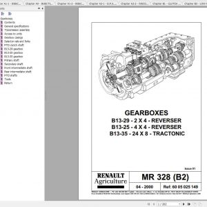 Claas Tractors TEMIS MR328 Repair Manuals 2