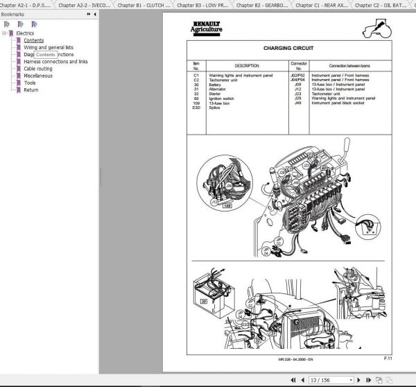 Claas Tractors TEMIS MR328 Repair Manuals 3