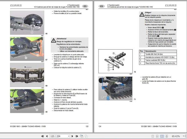 Claas Tucano 450 440 430 340 330 320 Operators Manual FR DE EN RU 3