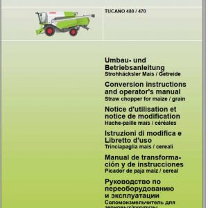 Claas Tucano 480 470 Operators Manual FR DE EN RU 1