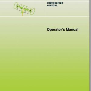 Claas Volto 52 52T Volto 45 Operators Manual 1