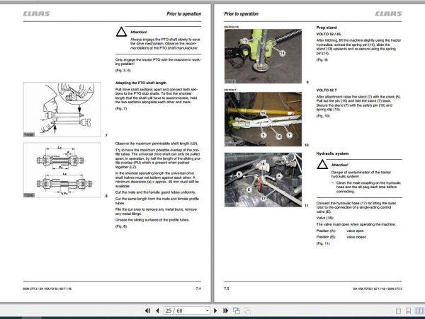 Claas Volto 52 52T Volto 45 Operators Manual 2