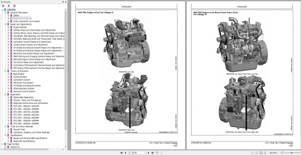 Claas Wheel Loaders Diesel Engine 4045 PowerTech OEM Tier 4F Repair Manual 2