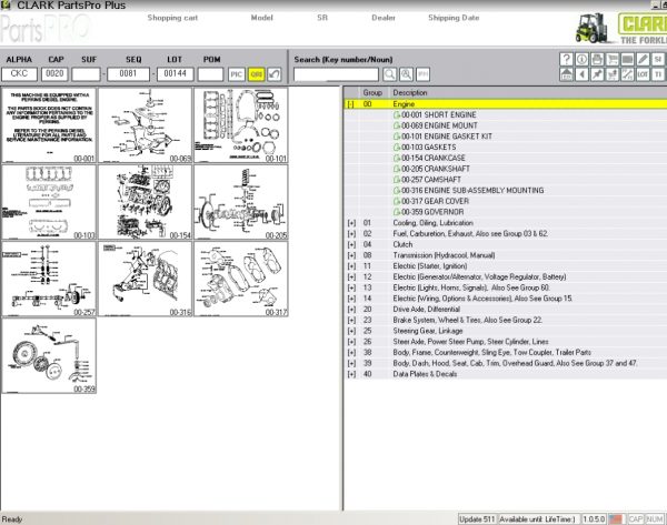 Clark ForkLift Parts Pro Plus v511 01.2021 Spare Parts Catalog 4