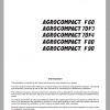 DEUTZ FAHR AGROCOMPACT F60 70F3 70F4 F80 F90 Workshop Manual 1