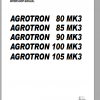 DEUTZ FAHR AGROTRON 80 85 90 100 105 MK3 Workshop Manual 1