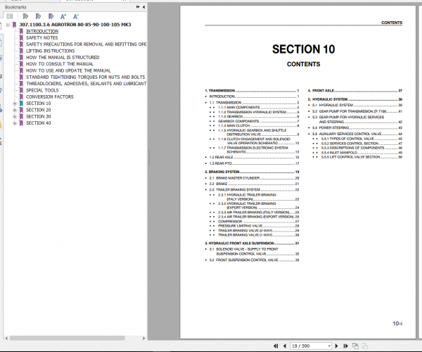 DEUTZ FAHR AGROTRON 80 85 90 100 105 MK3 Workshop Manual 2
