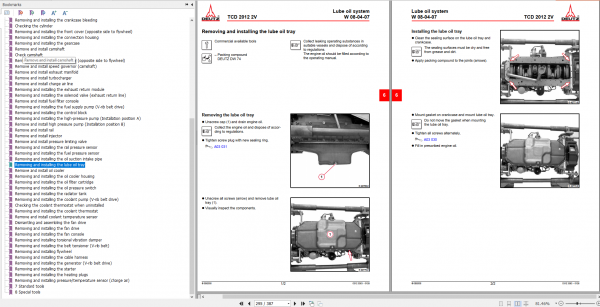 DEUTZ FAHR ENGINES TCD 2012 2V Workshop Manual 2