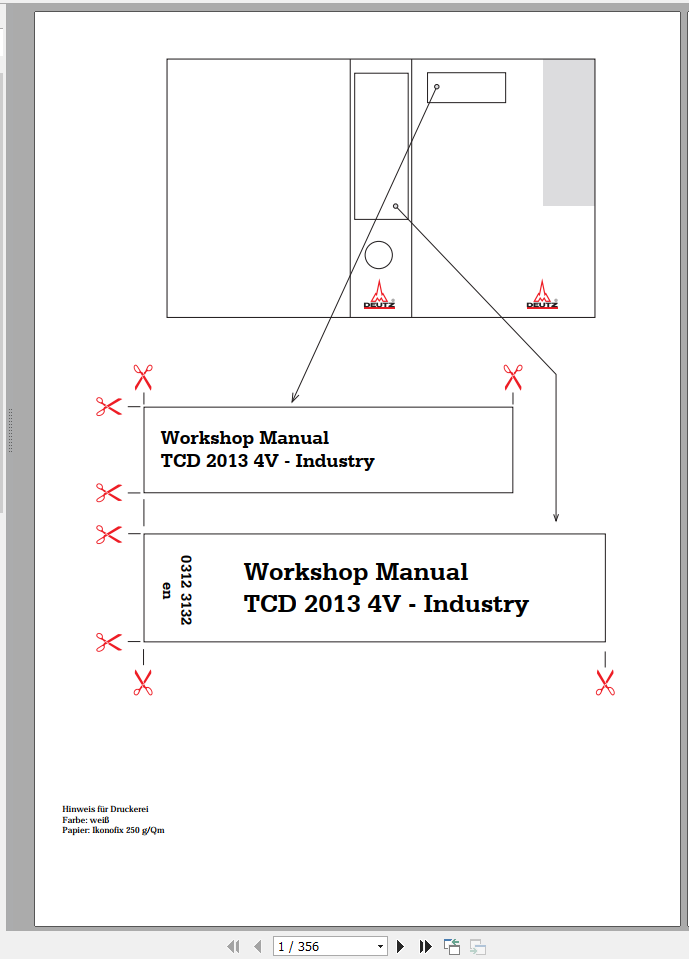 DEUTZ FAHR ENGINES TCD 2013 4V Workshop Manual 1