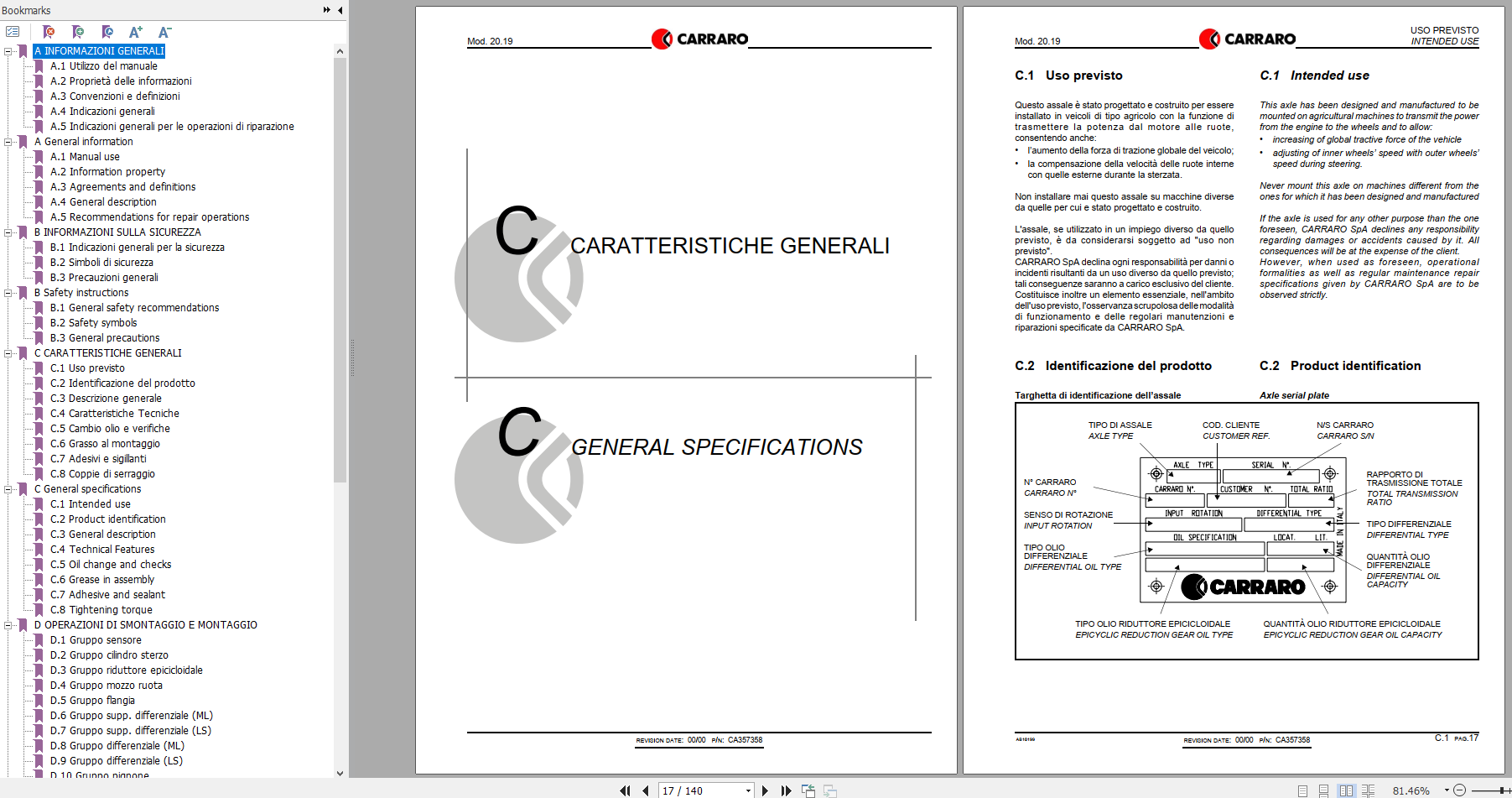 DEUTZ FAHR FRONT AXLE FOR AGROTRON K 90 100 110 120 Repair Manual 2