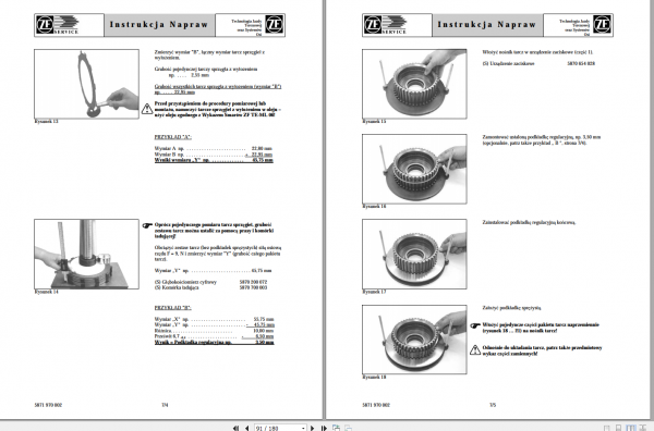 DEUTZ FAHR TRANSMISSION T 7336 PS Workshop Manual Poland 4