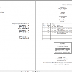 Deutz Marine Diesel Engine Workshop Manual PDF DVD 5