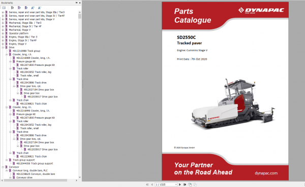Dynapac Heavy Equipment 28.3 GB Part Catalog Full DVD 3 1